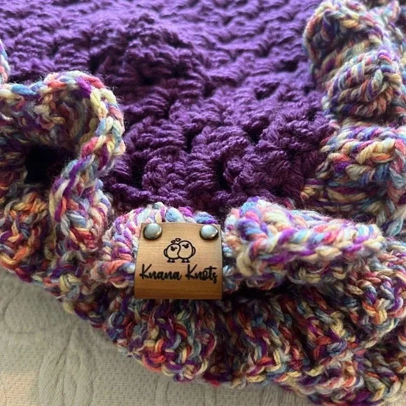 NWT 30x38 baby blanket, handmade. New - Picture 3 of 3